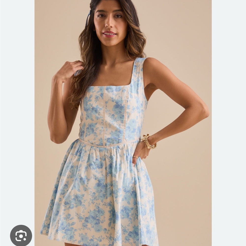 Altar’d State Aria Floral Mini Dress